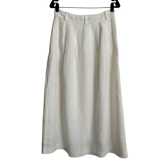 Jenni Kayne Annabel Linen Midi Skirt S - Picture 7 of 10